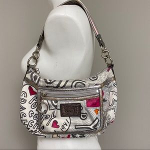 Coach poppy handbag w/shoulder strap